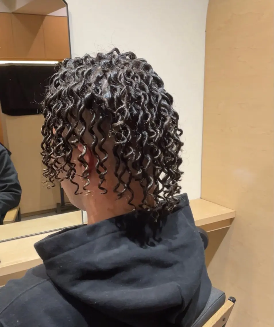 パーマ メンズ 渋谷/フェード/ 國分 翔のヘアスタイル