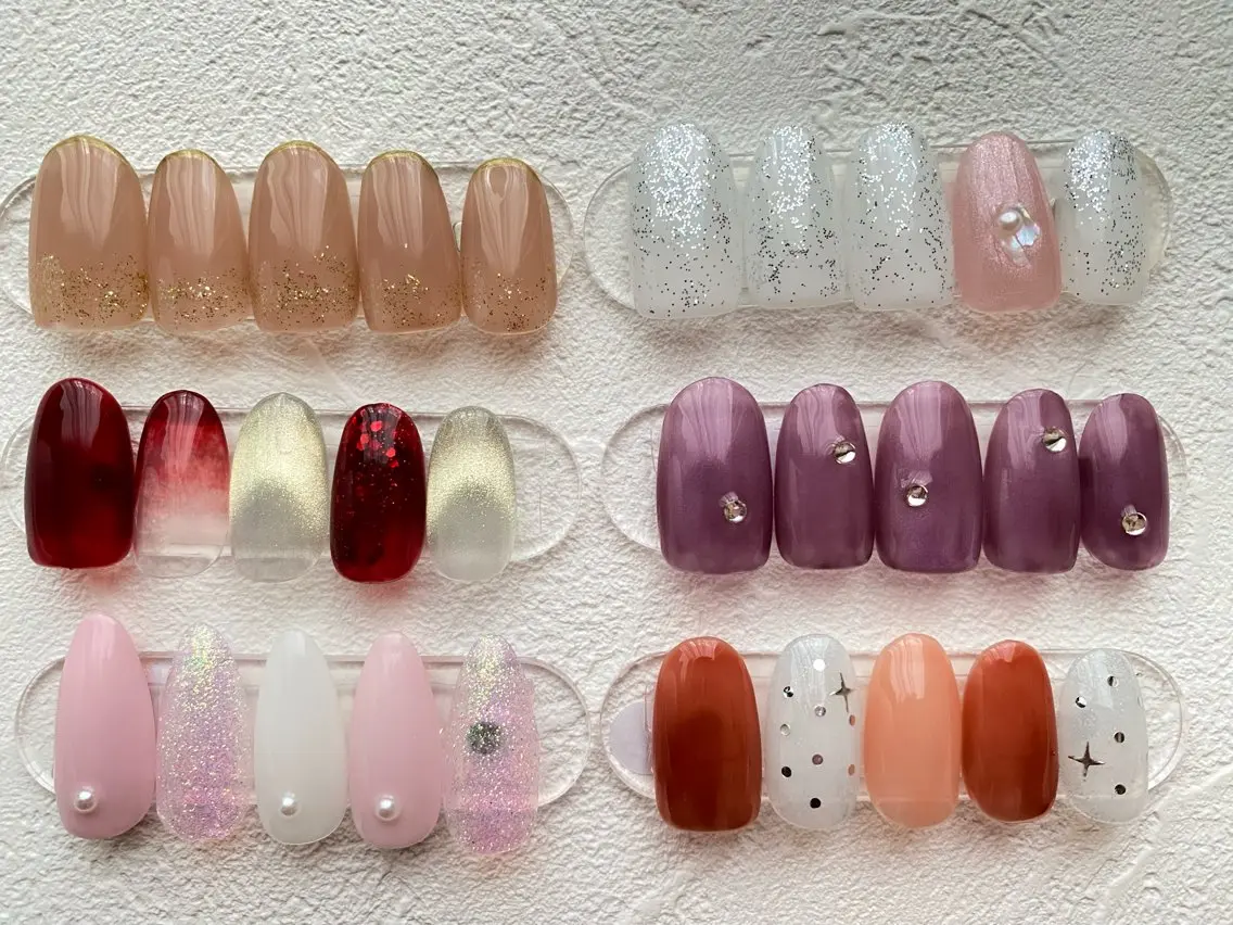 ネイル アートネイル ラメ(グリッター) マグネットネイル 夏ネイル iro+ nailのネイルデザイン