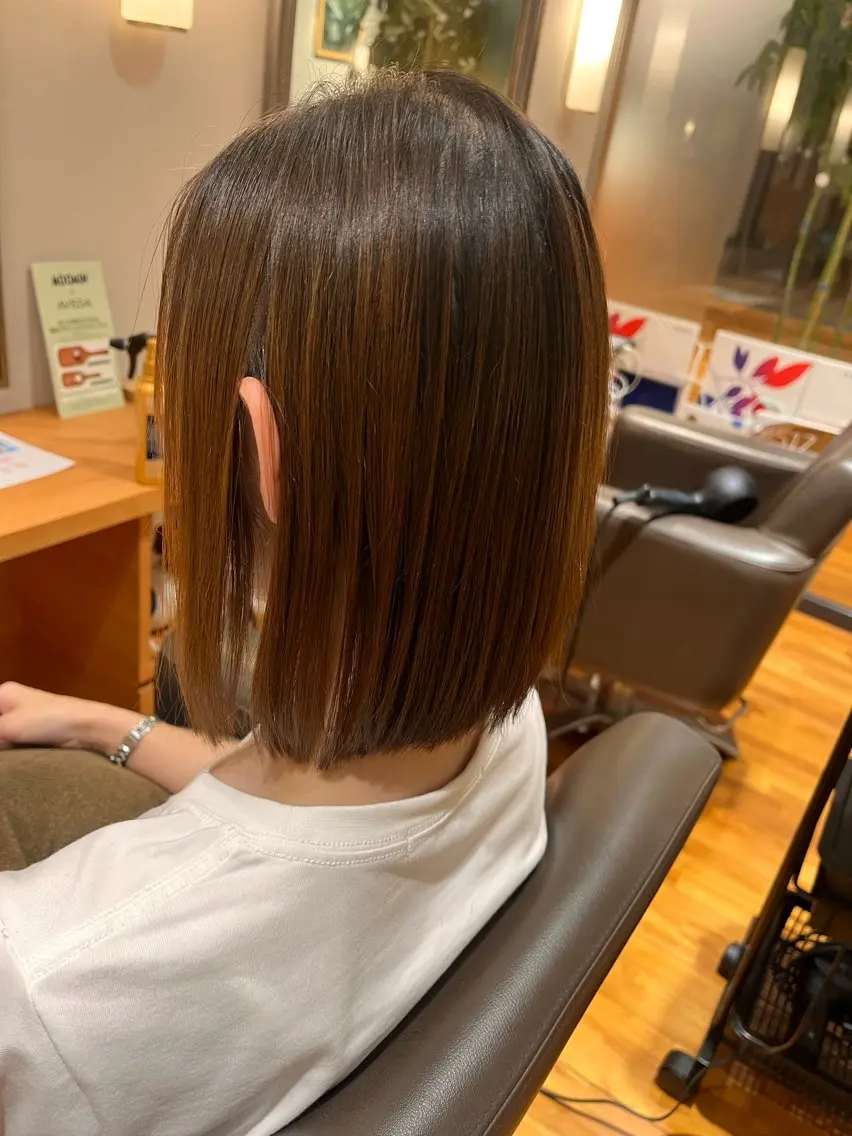 ミディアム 関口 要子のヘアスタイル