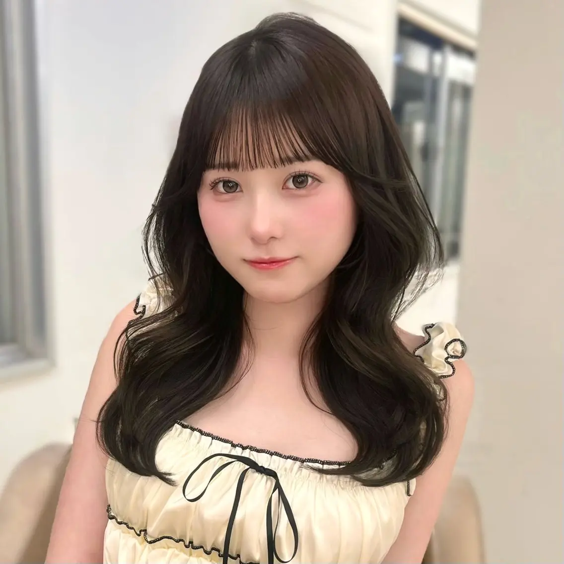 セミロング カラー カット ヘアカラー トリートメント 🪞ボブ特化/顔 まわり🧸mai🎀のヘアスタイル