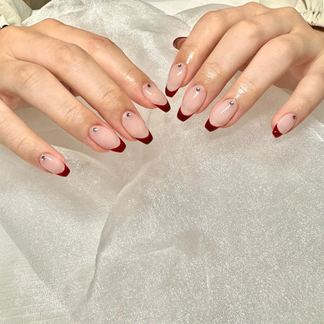 ネイル ストーンネイル ハンドネイル mizuki 🎀のネイルデザイン