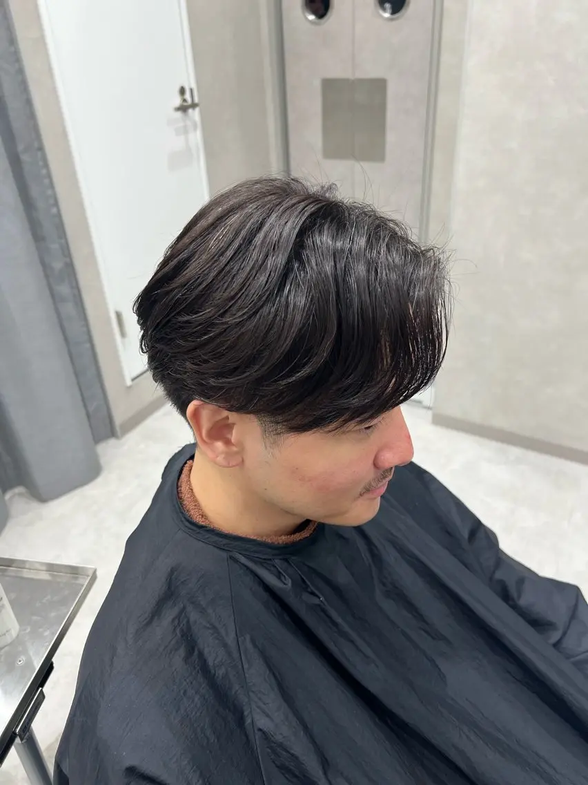 メンズ カット 縮毛矯正 SENA 再現性 パーマと縮毛矯正のヘアスタイル