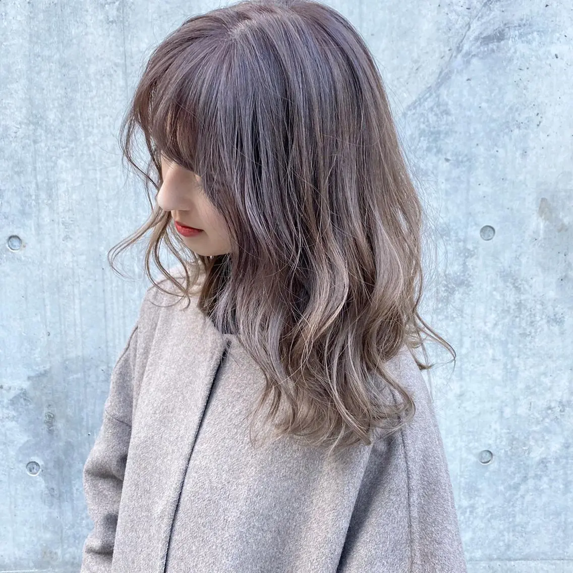 セミロング カラー パーマ ヘアアレンジ 💛カラー大人気💛 c i a t eのヘアスタイル