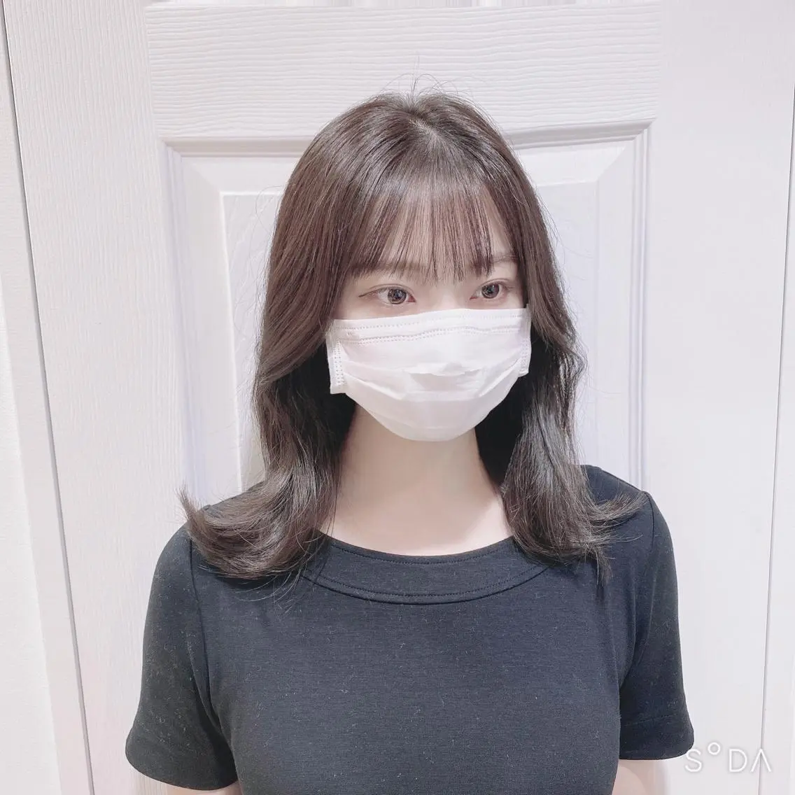 セミロング カット ヘアカラー トリートメント パーソナルカラー lapiax阿部のヘアスタイル