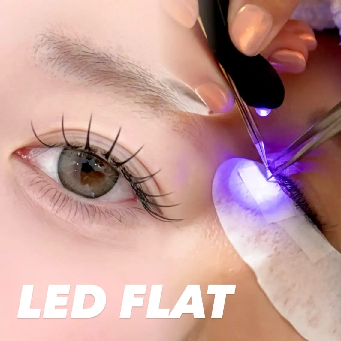 【長持ち|オイルクレンジング🆗】 LEDフラット100本+コーディング仕上げ オフ無料⭕️の写真
