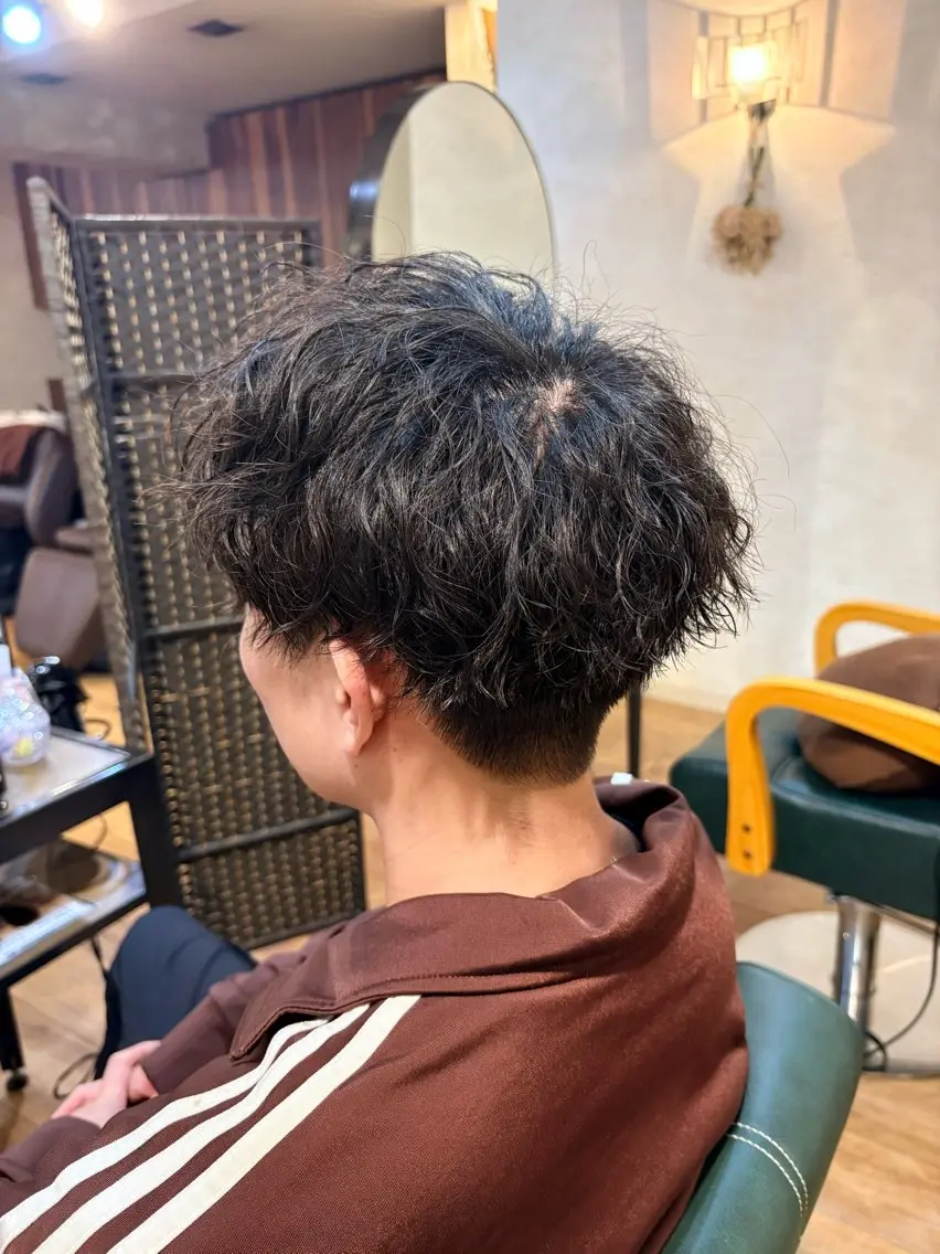 ショート パーマ メンズ メンズ特化美容師/ Lumi上大岡ＪＵＮのヘアスタイル