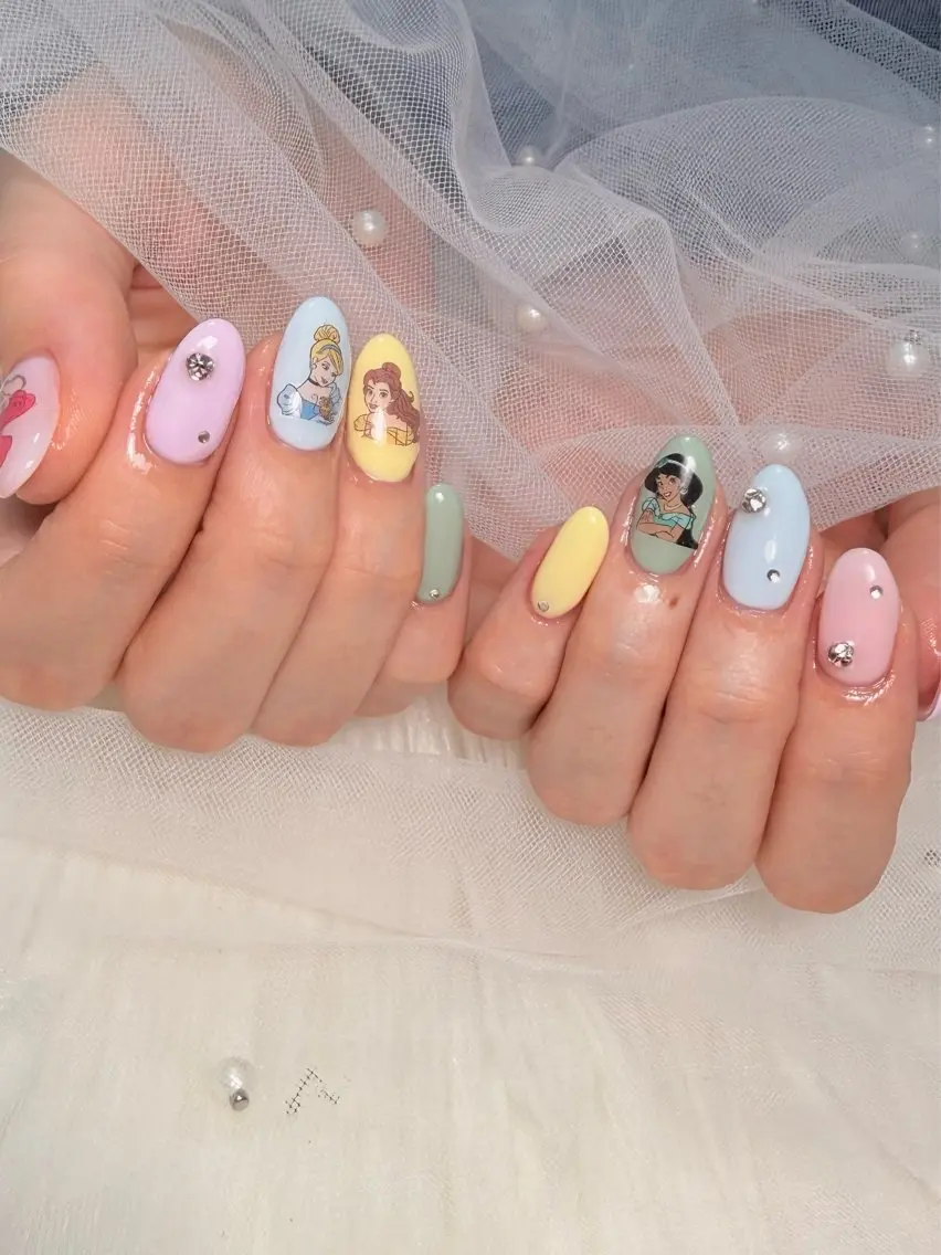 ミディアム ハンドネイル 🌹Belle Nail🌹のネイルデザイン