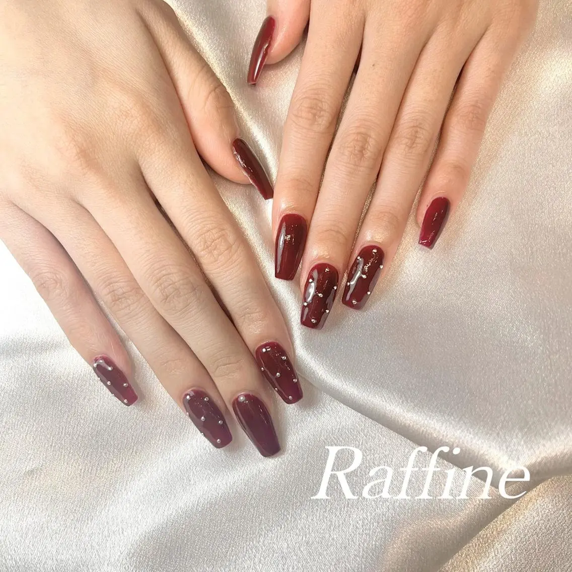 ネイル RAFFINE haru🦋🩵のネイルデザイン