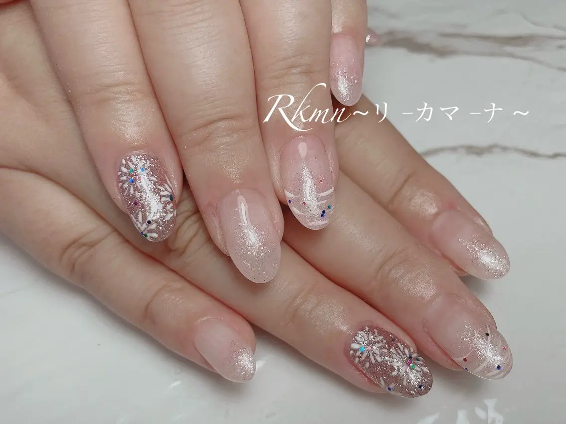 ネイル アートネイル 春ネイル ヨーヨーネイル ハンドネイル フットネイル ハンドケア Rkmn ~リ-カマ-ナ~のネイルデザイン