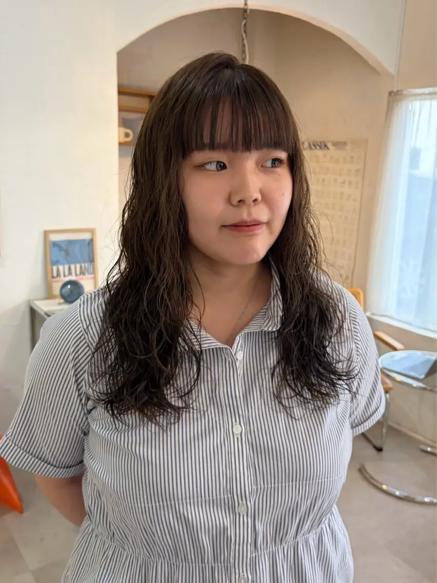 ロング パーマ はやし ちののヘアスタイル