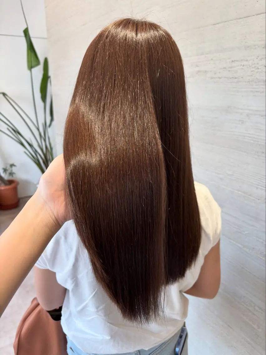 ✔️【🤍カット＋縮毛矯正＋トリートメント🤍】の写真