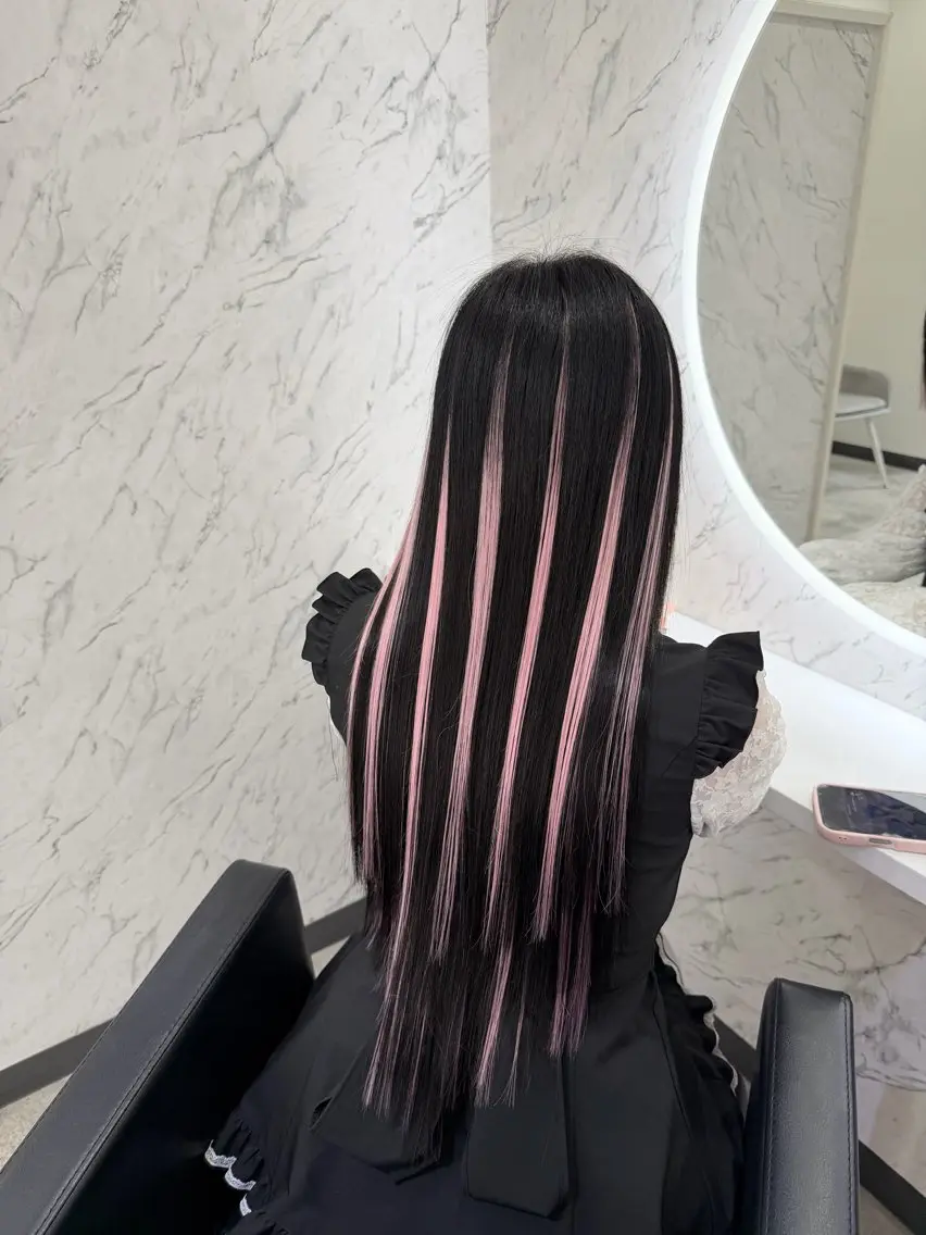 ロング ハイライト 🐈‍⬛ララモアナ yuri🐈‍⬛のヘアスタイル