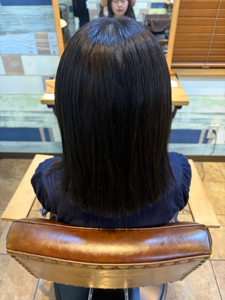 ミディアム カラー 穐山春佳 モデル募集中🫧のヘアスタイル