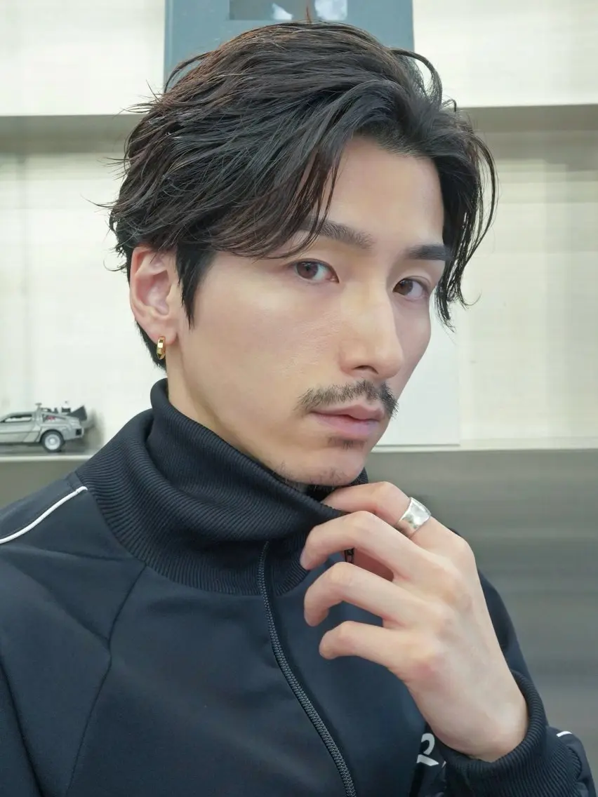 パーマ メンズ カット パーマ 安藤幹人 メンズパーマのヘアスタイル