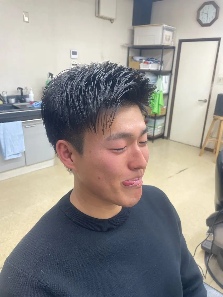 ショート メンズ 片桐 航太のヘアスタイル
