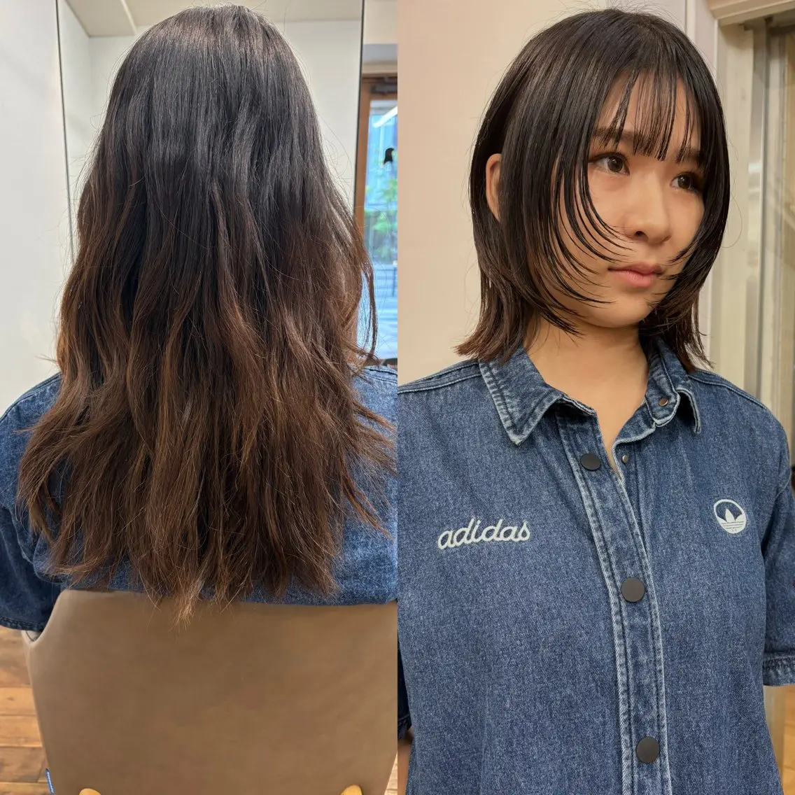 ミディアム ボブレイヤー ボブ レイヤーカット 大阪デザインカラー/ カットモデル募集中のヘアスタイル