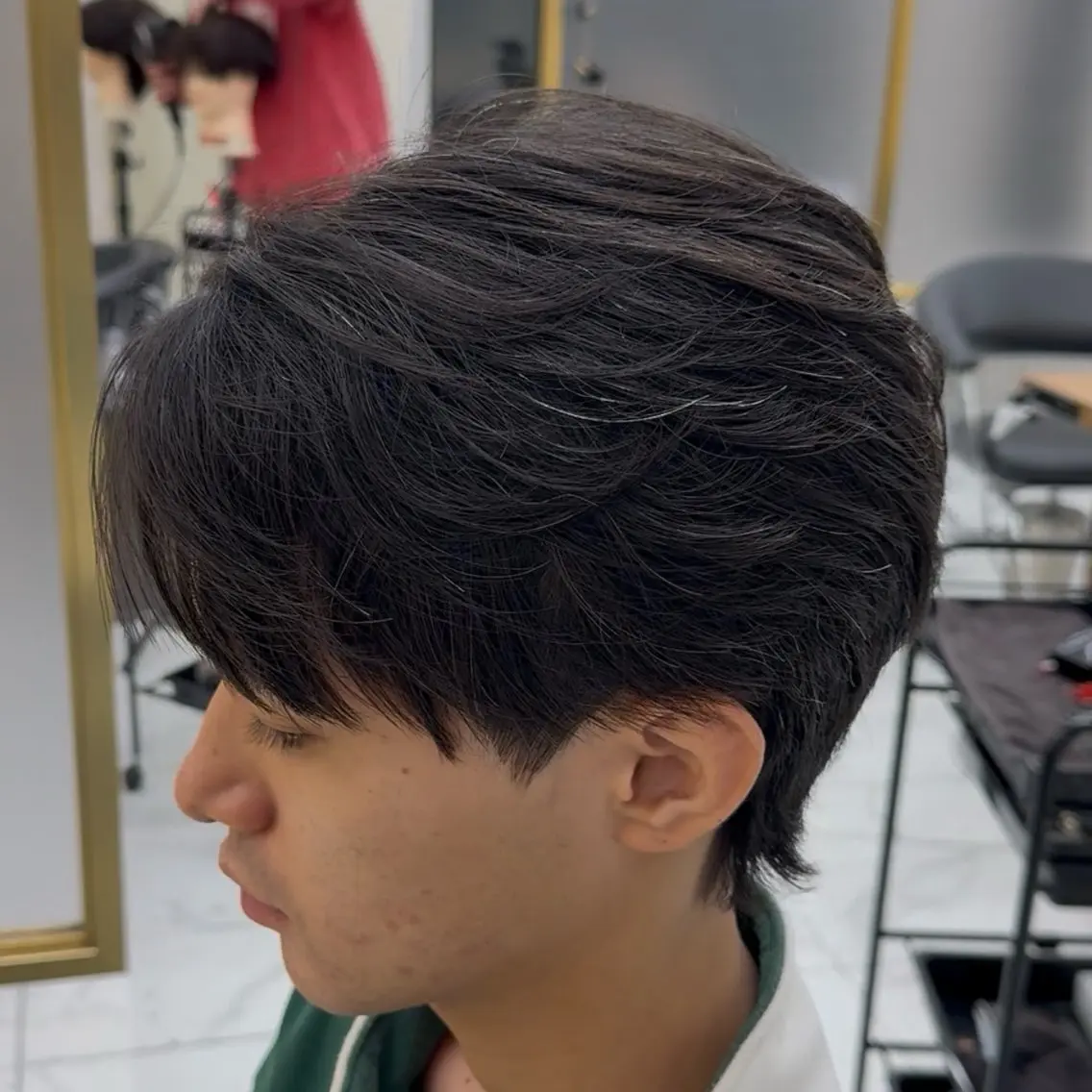 パーマ メンズ フェザーパーマ カルマパーマ メンズパーマ スペインカール スパイキーショート 川越メンズパーマ🌀 大人ヘア/くりのヘアスタイル