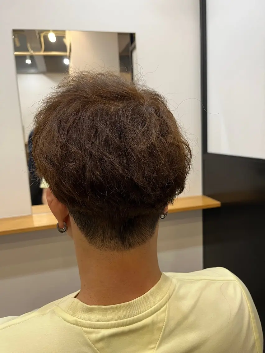 ショート カラー メンズ ヘアカラー 岩佐 篤武のヘアスタイル