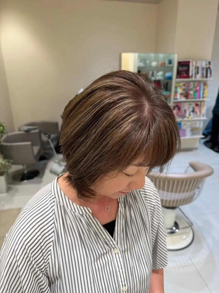 ショート カラー カット ヘアカラー キタド アミのヘアスタイル