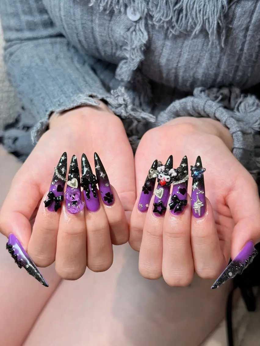 ネイル チークネイル ドット フレンチネイル グラデーション ハート ハンドネイル Julli NailStudioのネイルデザイン