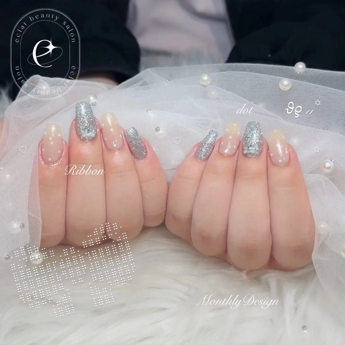 ネイル ハンドネイル eclat Kaedeのネイルデザイン