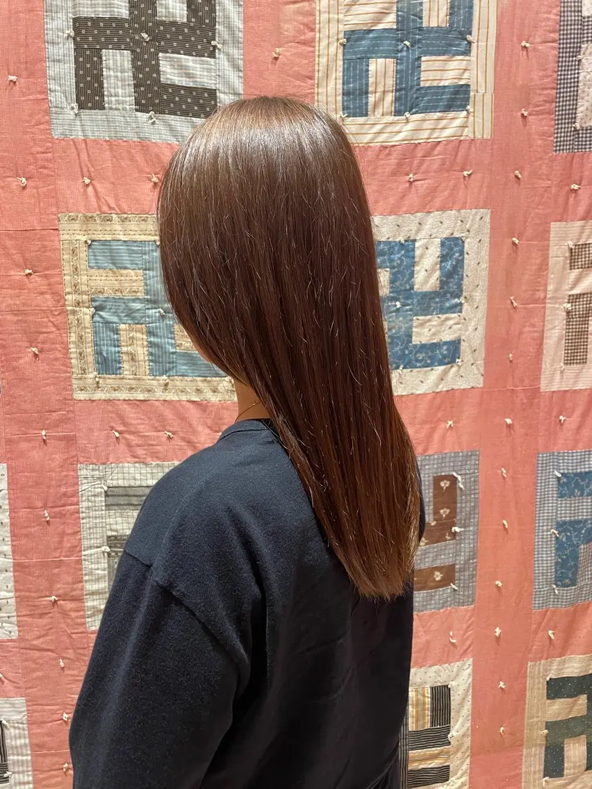 ロング カラー ヘアカラー 【YA/HI】 エンドウのヘアスタイル