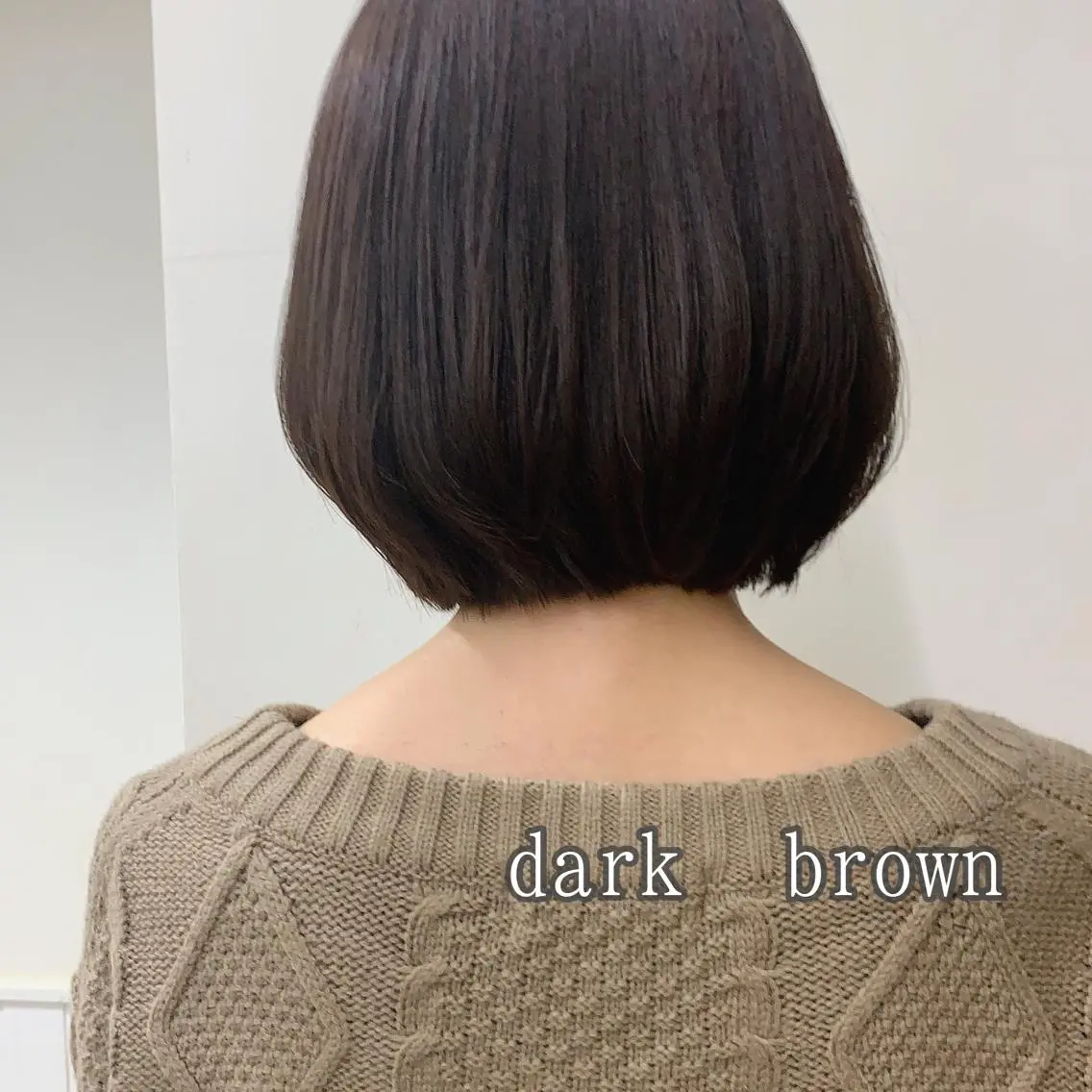 ミディアム カラー ブラウンカラー ダークブラウン レイヤーカット/ 巻ける縮毛矯正のヘアスタイル
