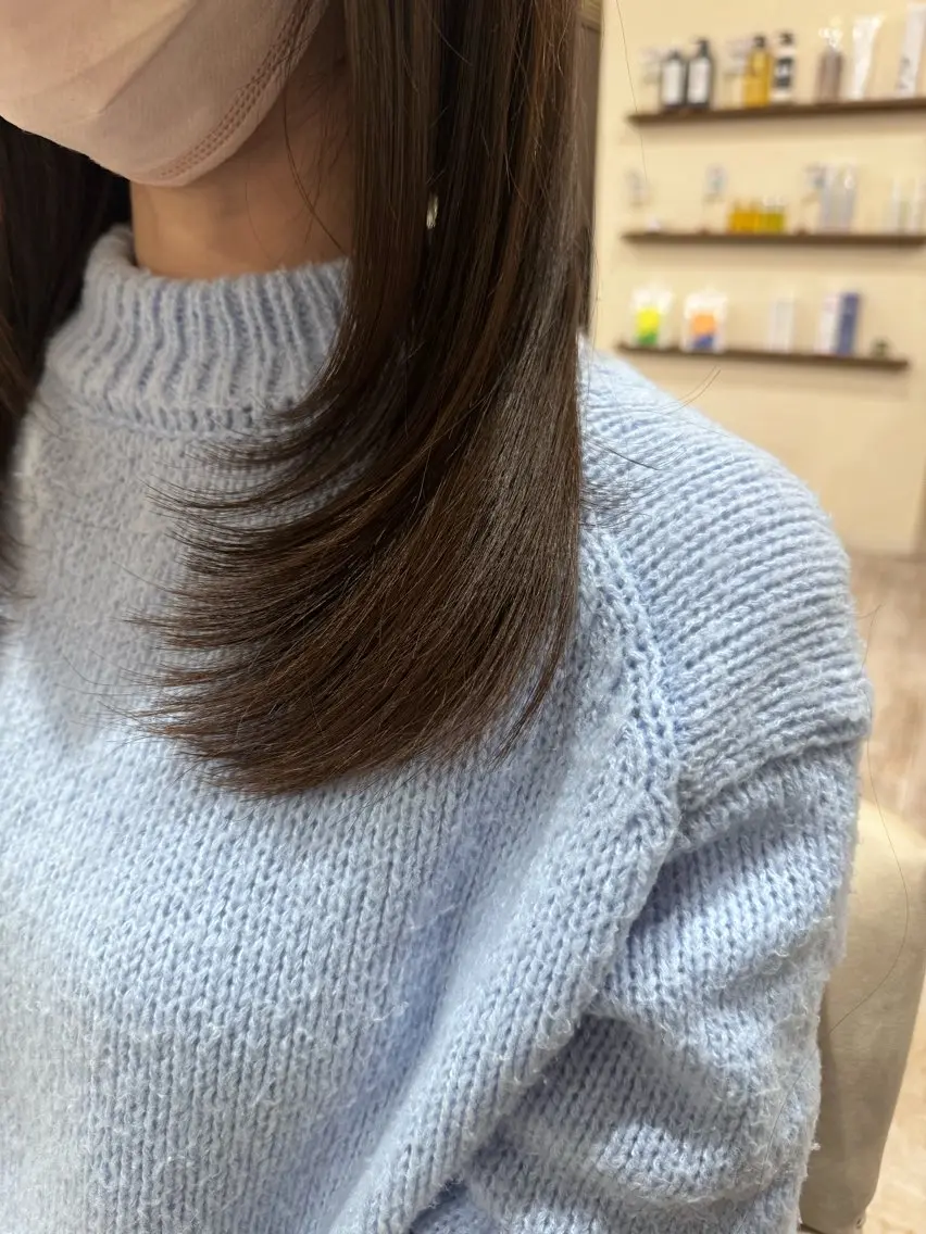ロング カラー ヘアアレンジ 髪質改善 レイヤーカット カット 縮毛矯正 トリートメント 新越谷noble店長 松本拓也▶◀*.のヘアスタイル