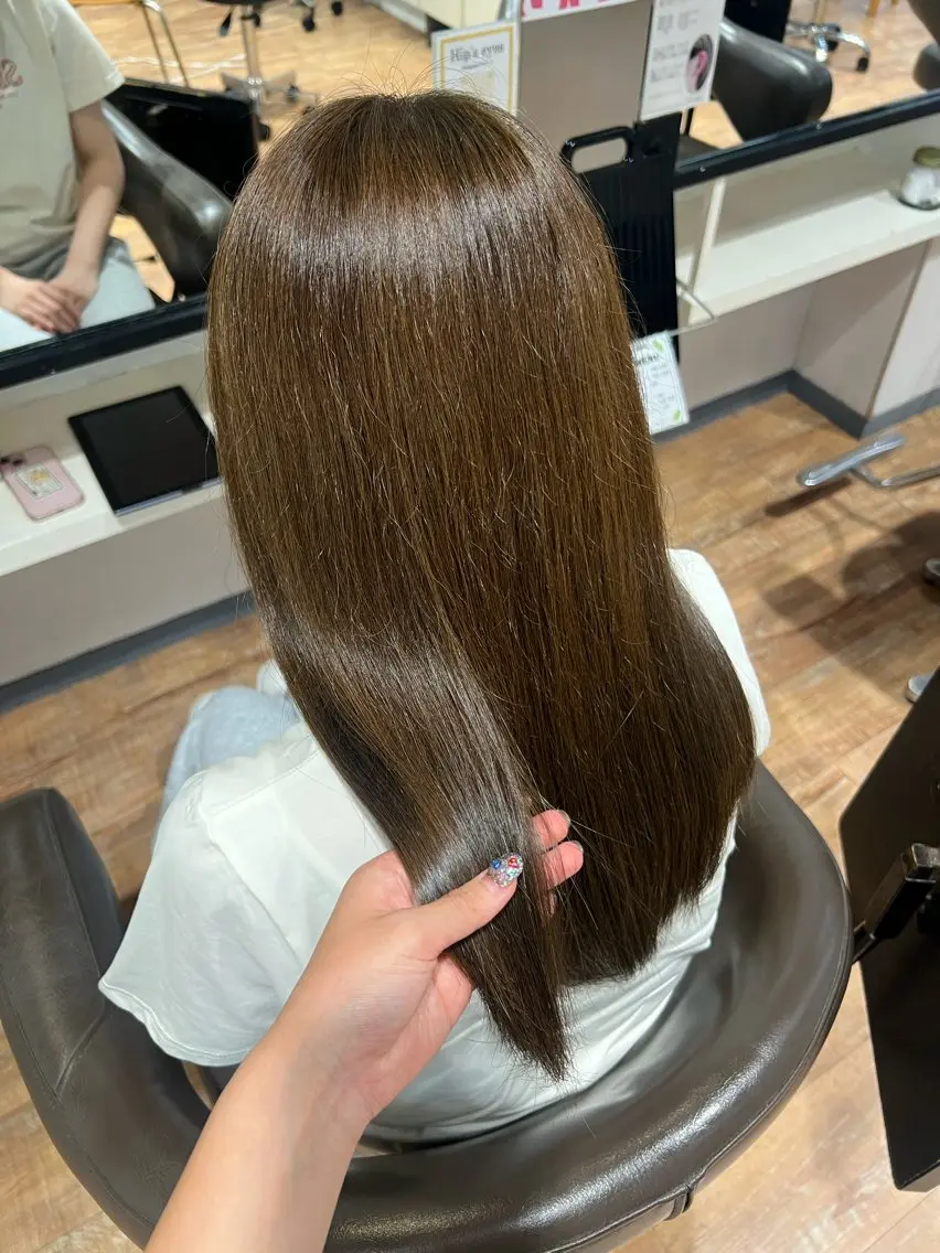 カラー ベージュカラー オリーブベージュ ヘアカラー インナーカラー♡ Nanakoのヘアスタイル
