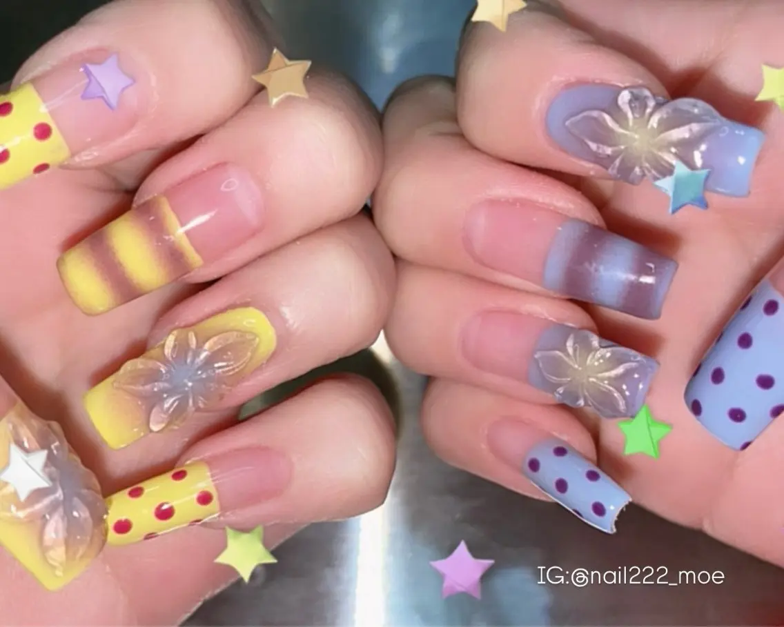 ネイル ハンドネイル ⟡.*222⋰˚☆ MöEのネイルデザイン