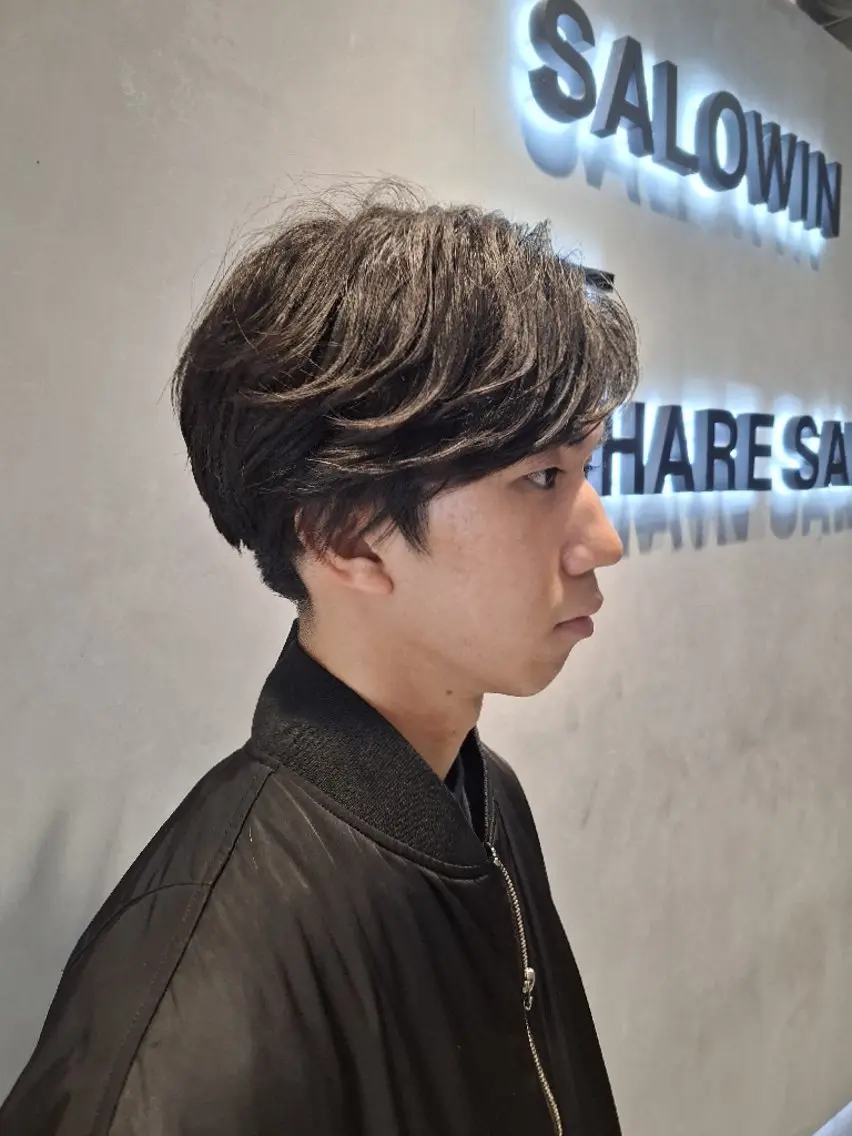 ショート メンズ メンズ韓国風 メンズパーマ 韓国風ヘア 束感&韓国ヘア🐰 koumeiのヘアスタイル
