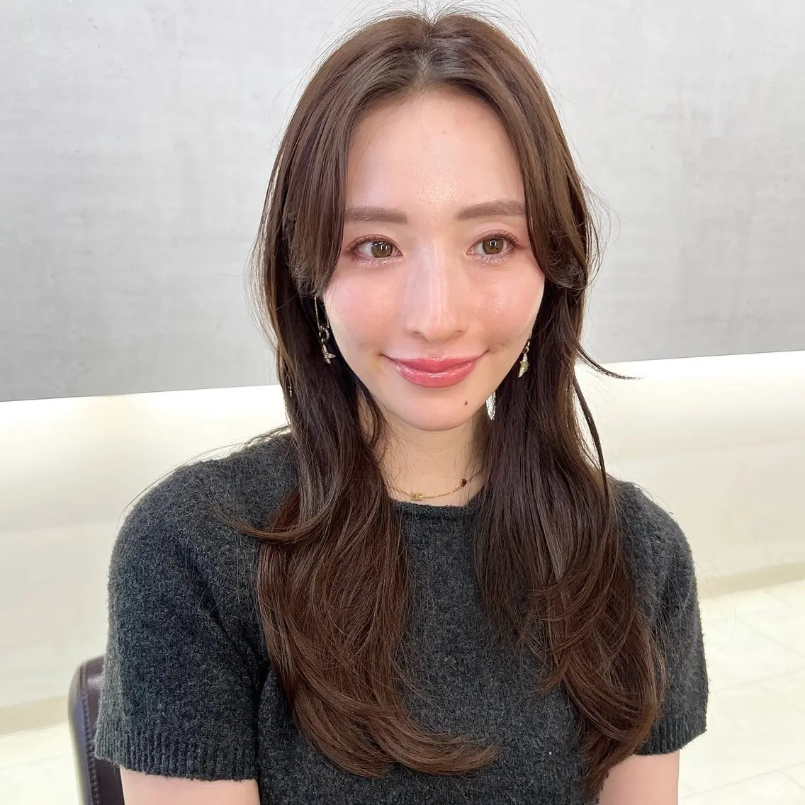 ロング カラー ヘアカラー はるな/透明感カラー /暖色カラーのヘアスタイル