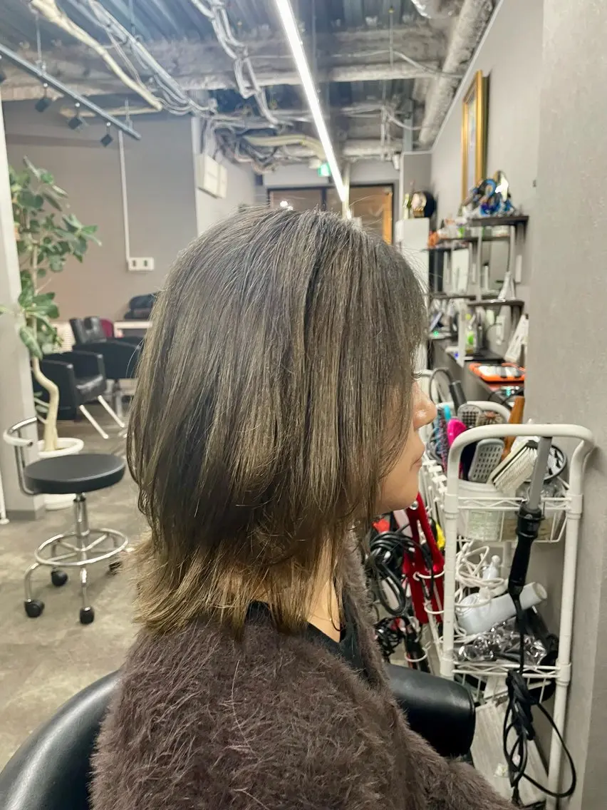 ミディアム カラー ヘアカラー ヘアセット 🌻ミラクル美容師 🌻✨クッポ✨のヘアスタイル