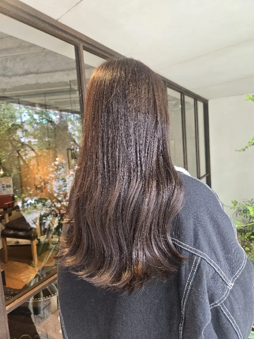 ロング カラー 韓国好き🇰🇷 美容師MIKUのヘアスタイル