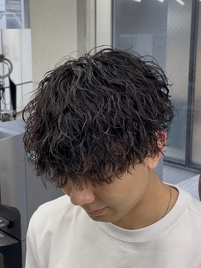 パーマ メンズ メンズパーマ カット パーマ トリートメント 🔱OVARL🔱 メンズパーマ/たいがのヘアスタイル