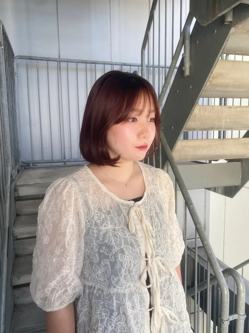 ショート カラー カット ヘアカラー トリートメント mai / linoah˚✧のヘアスタイル