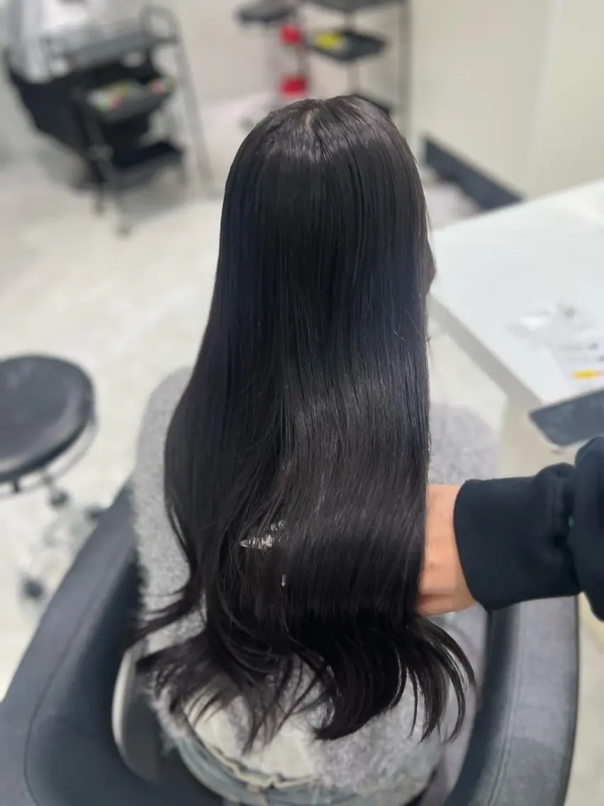 ロング カラー 透明感カラー ヘアカラー トリートメント ヘッドスパ ヘアセット ブリーチなし特化 美容師💖SAE💖のヘアスタイル