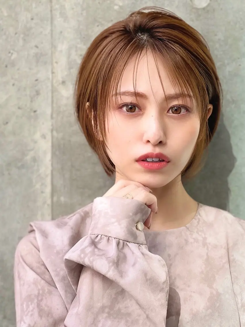 ショート カラー ショートボブ ボブ 髪質改善 ショートヘア 髪質改善 Daisukiのヘアスタイル