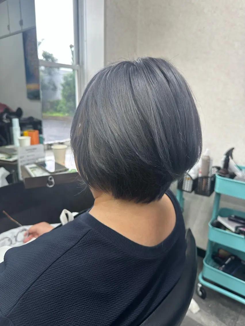 ショート ハイライト ショートヘア エンゼルス美容室斉間 圭司のヘアスタイル