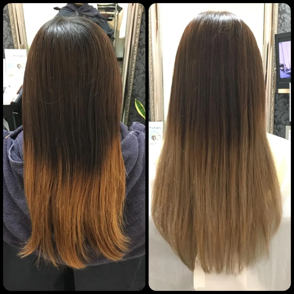 ロング カラー ブリーチ 💜Rebre** Mayu💜のヘアスタイル