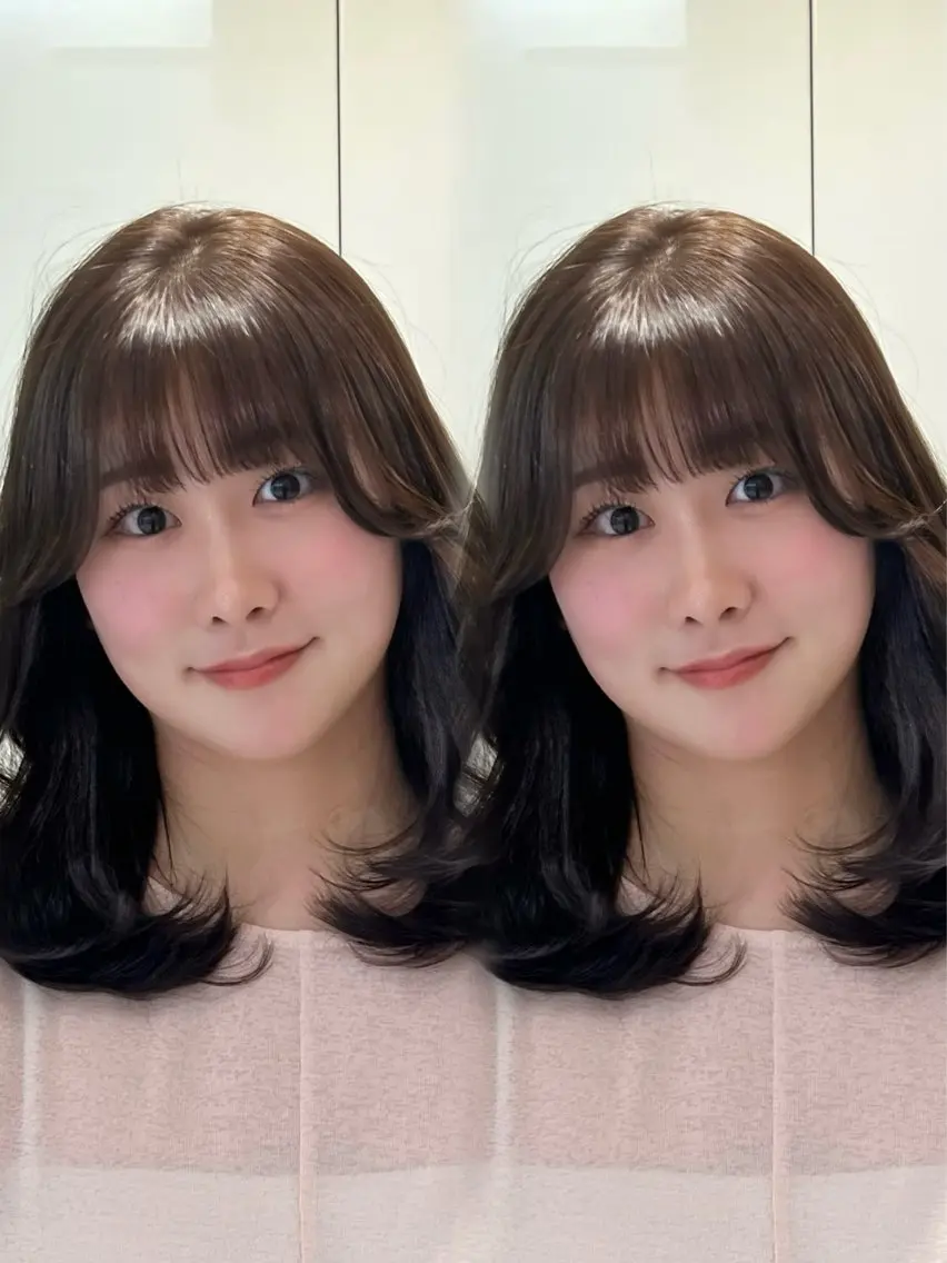 【盛れる前髪カット】アイロン仕上げ付き♡の写真