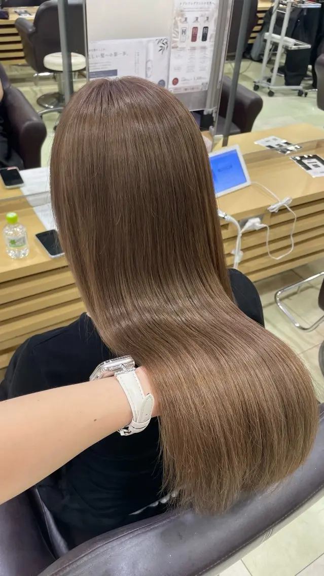 カラー ヘアカラー mira🎀 ┊︎透明感カラー🫧のヘアスタイル