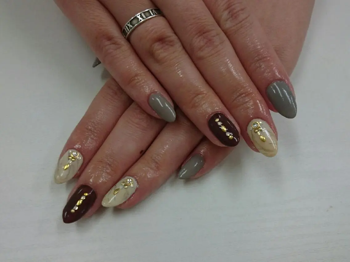 ロング ネイル nail salon Blancのネイルデザイン