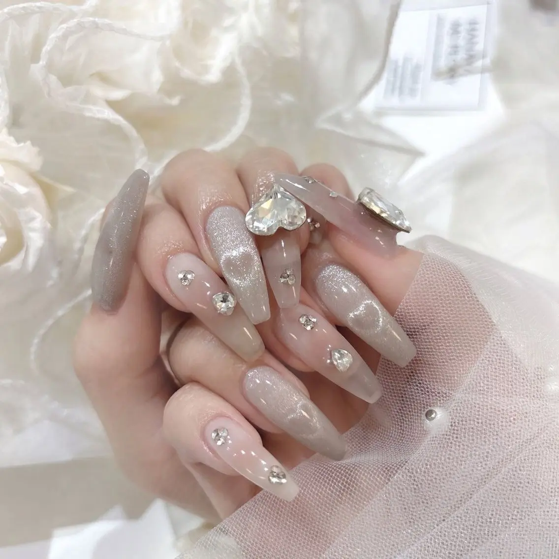 ネイル チークネイル フットネイル フレンチネイル グラデーション 韓国ネイル YUKI NAILのネイルデザイン