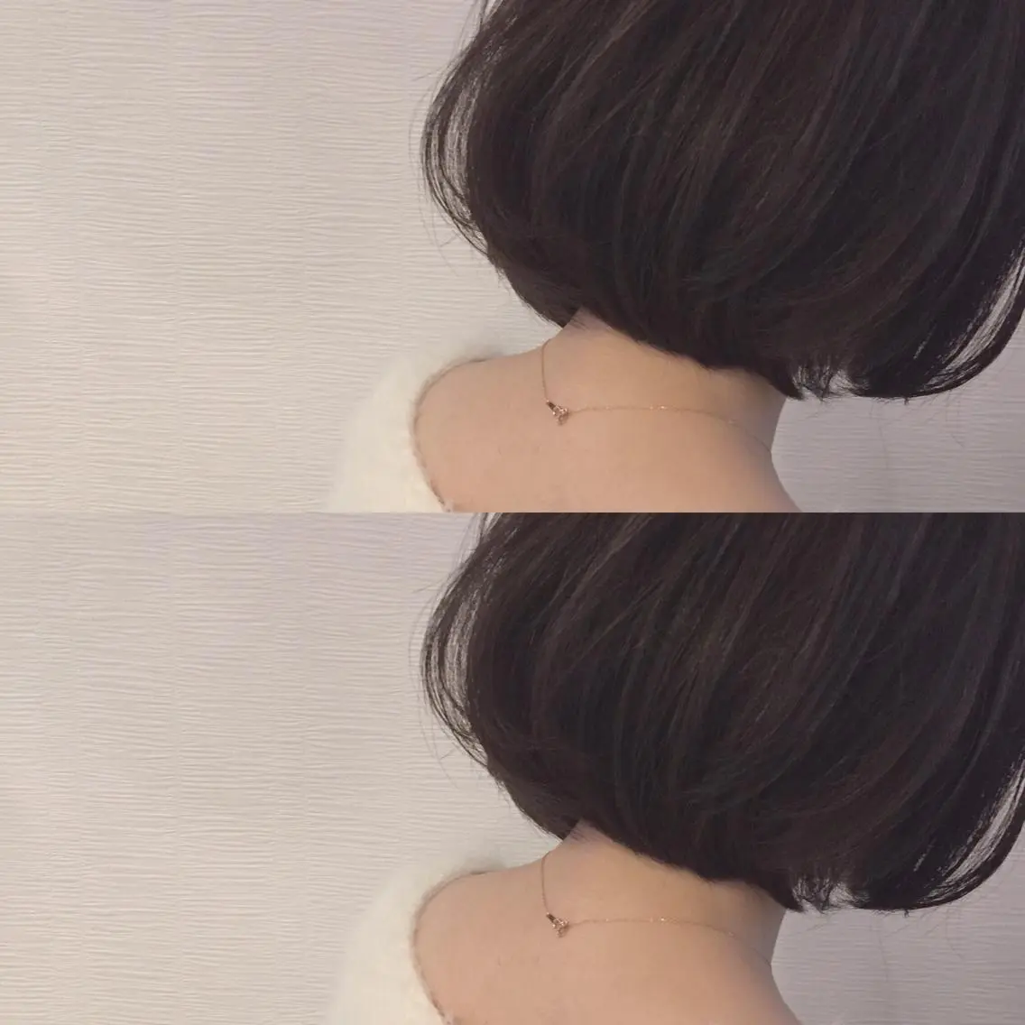 ミディアム カラー アディクシーカラー アッシュ ブリーチ ブリーチなしカラー 似合わせカット 池田 真由美のヘアスタイル