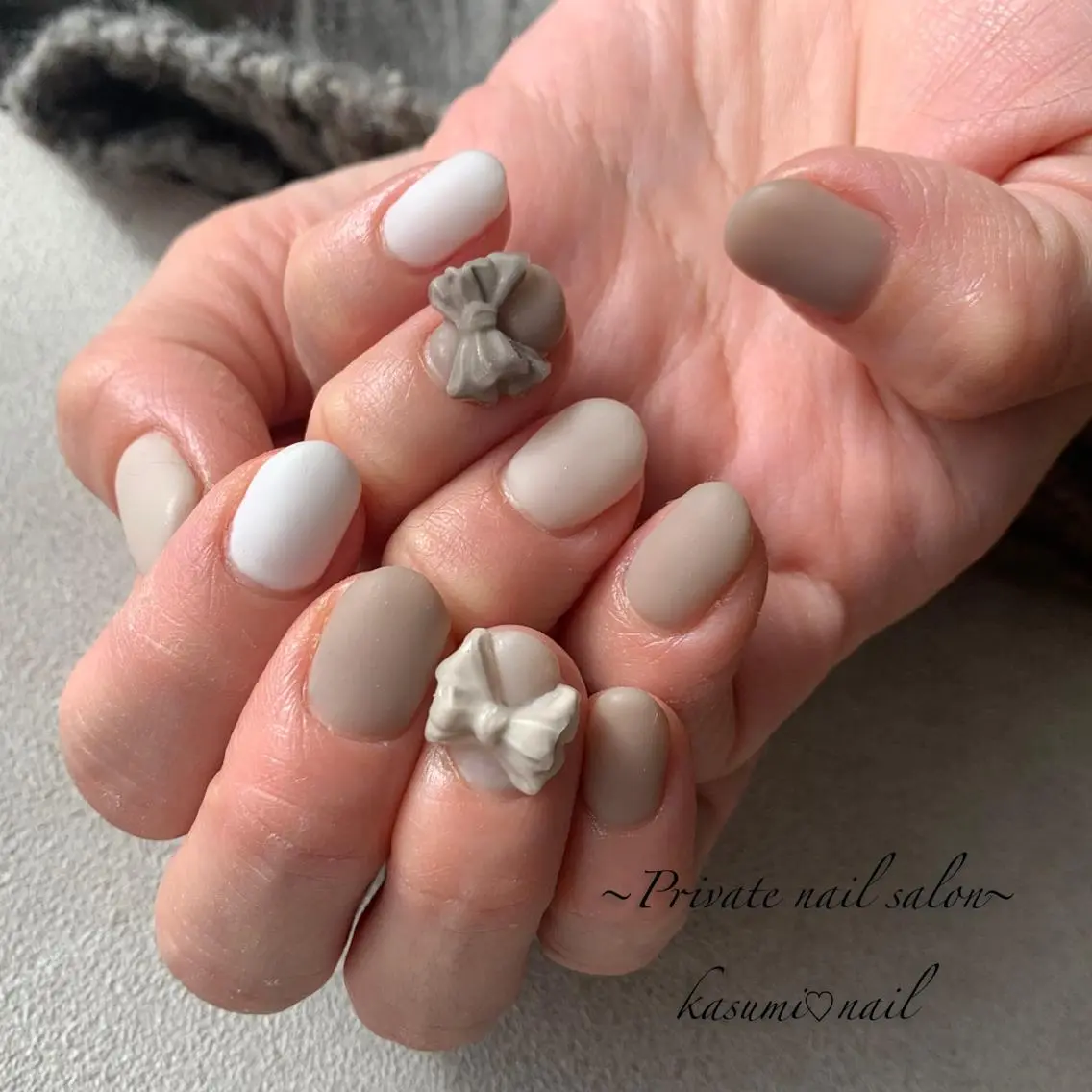 ネイル マグネットネイル ミラーネイル ニュアンスネイル 春ネイル KASUMI♡ Nailのネイルデザイン