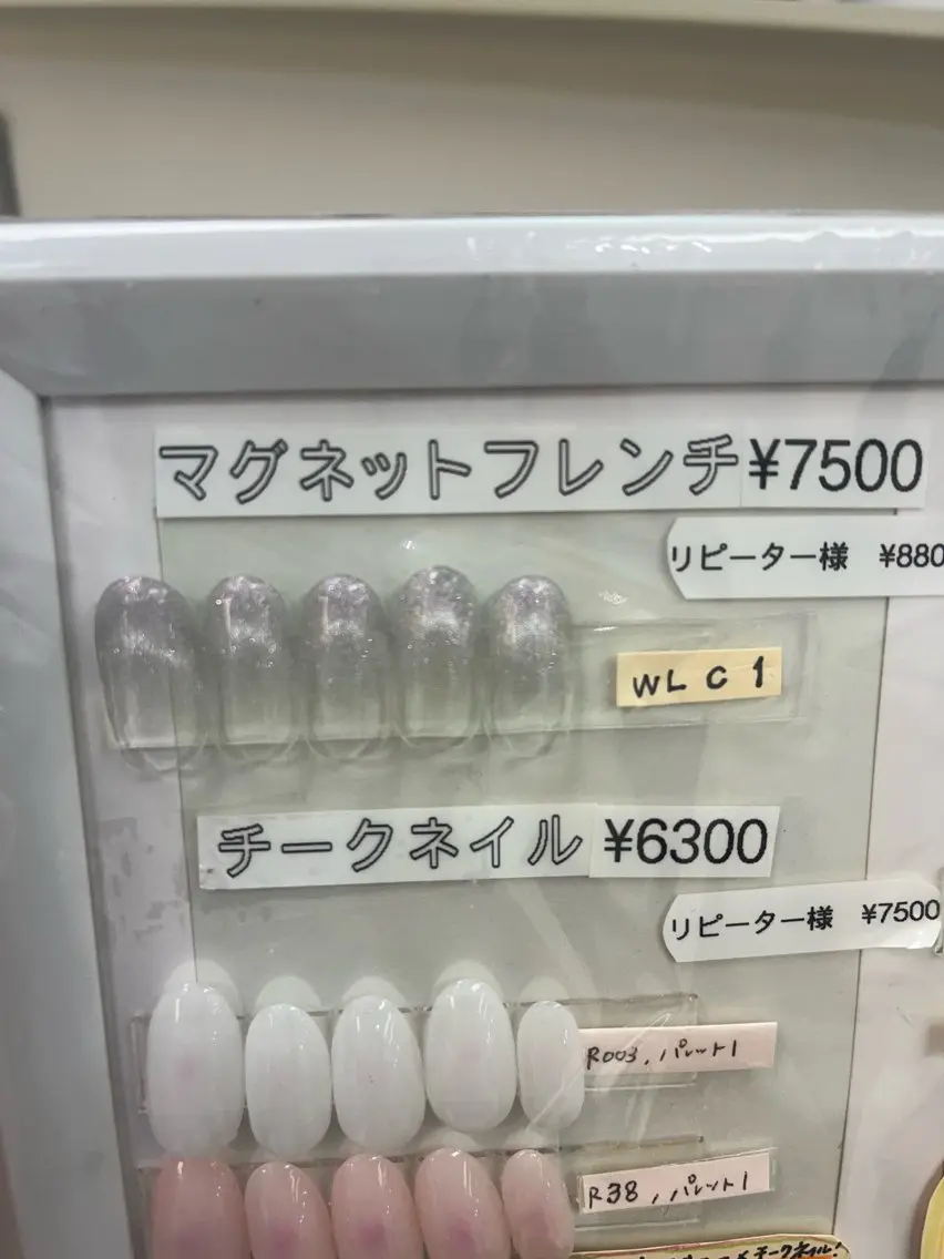 マグネットフレンチネイル【オフなし】の写真