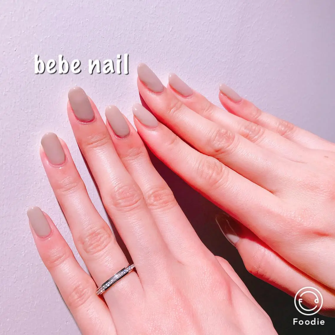 ネイル ジェルネイル ワンカラーネイル パラジェル ハンドネイル Ann nailのネイルデザイン