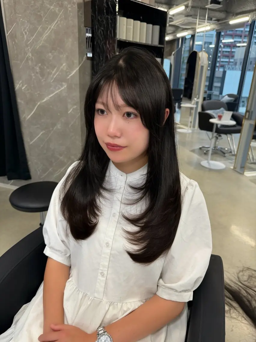 ロング caho／大阪梅田 韓国ヘア♡のヘアスタイル