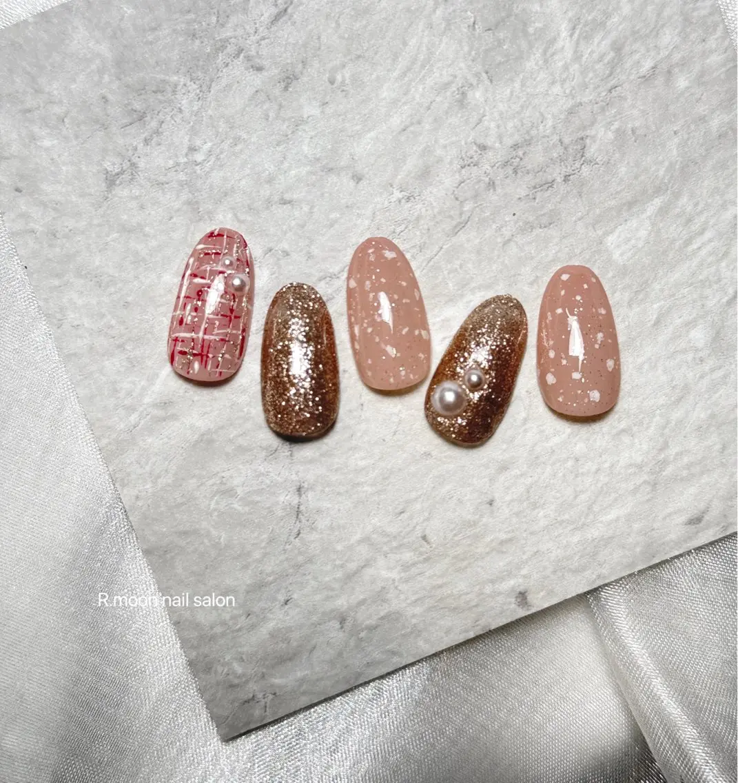 ネイル 冬ネイル クリスマス R.moon nail salonのネイルデザイン